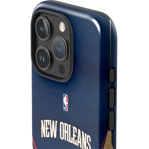 NBA New Orleans Pelicans Jersey iPhone 16 Pro Max Impact Case